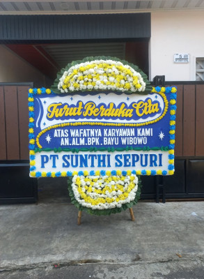 Papan Bunga Duka di Kuala Mandor B